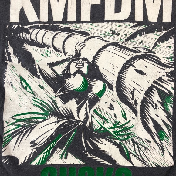 KFMDM Sucks Rock Electro Band Distressed Vintage T - Picture 5 of 16